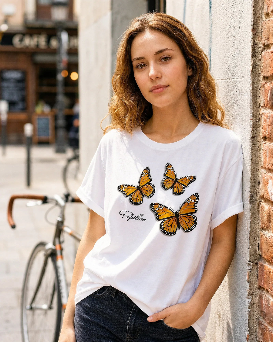 Camiseta · Papillon