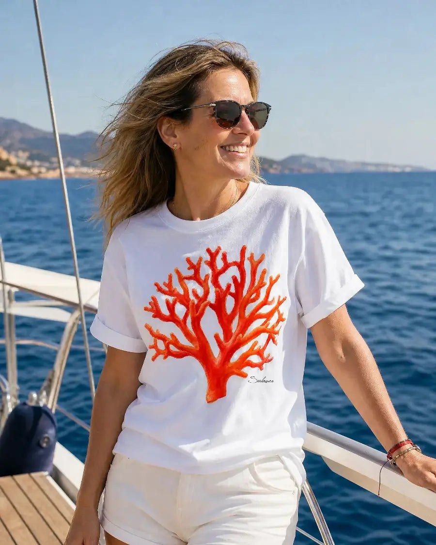 Camiseta · Coral
