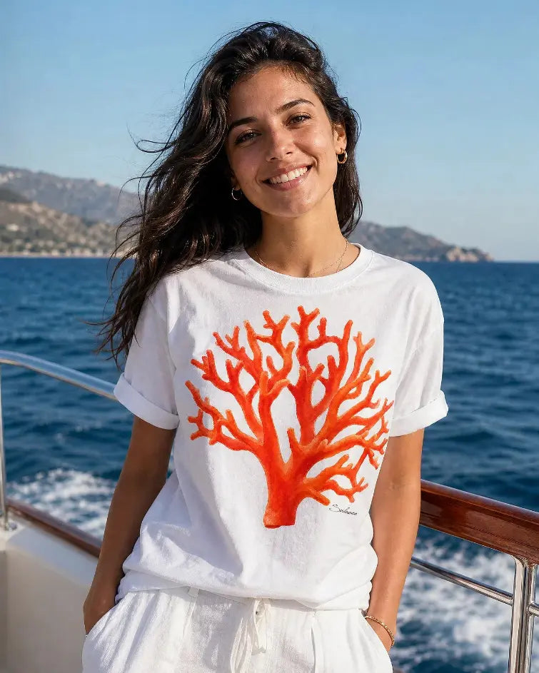 Camiseta · Coral